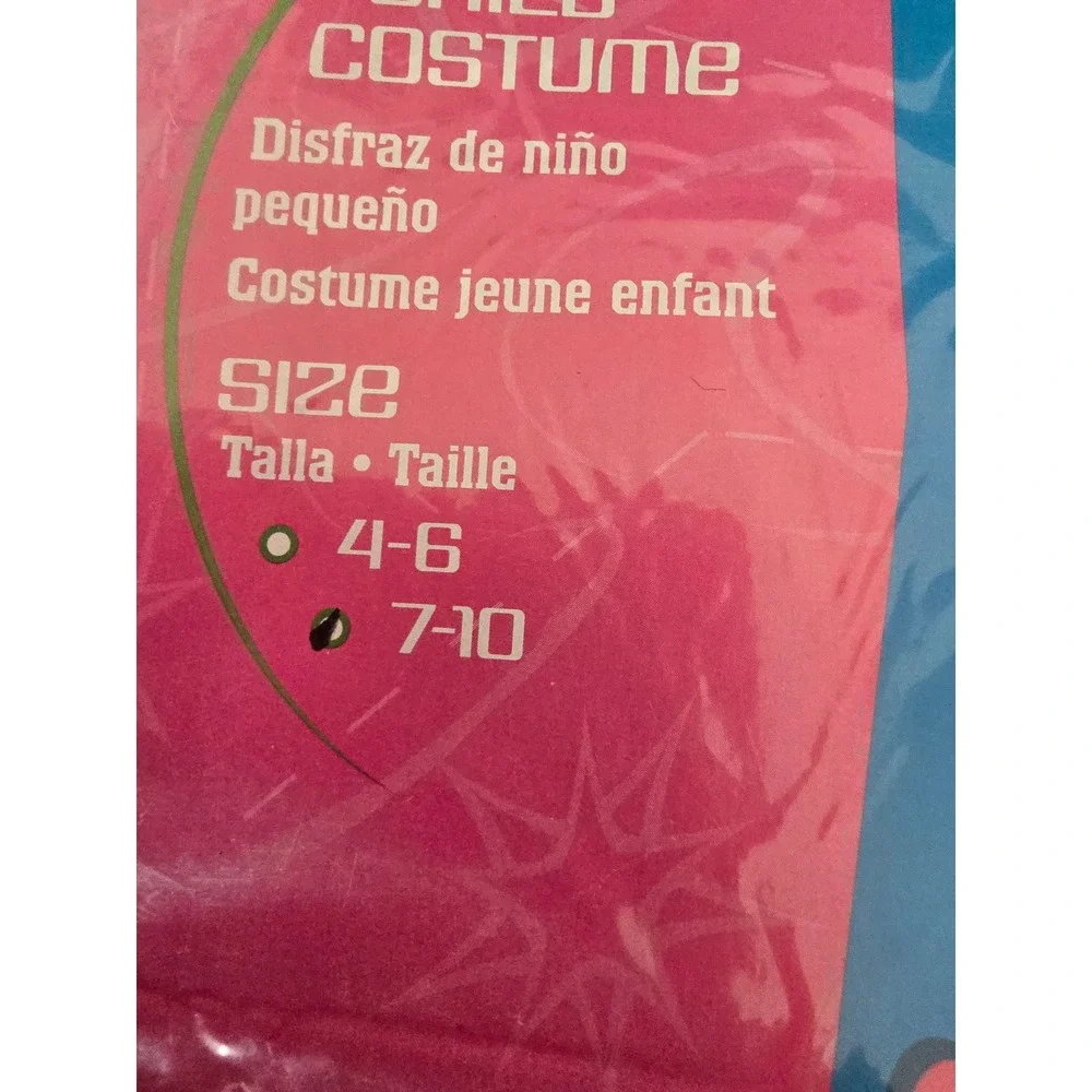 Rocket Raider Girls Luna Space Costume Disguise Inc Kids Size 7-10 Galactic Blue